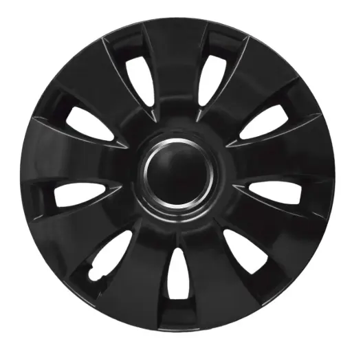 [KOS1102.0000457] JUEGO 4 TAPACUBOS AURA NEGRO 13¨