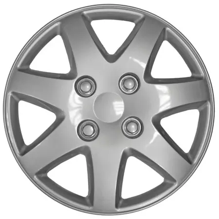 [KOS1103.0000816] JUEGO 4 TAPACUBOS ANSER PLATA 16¨